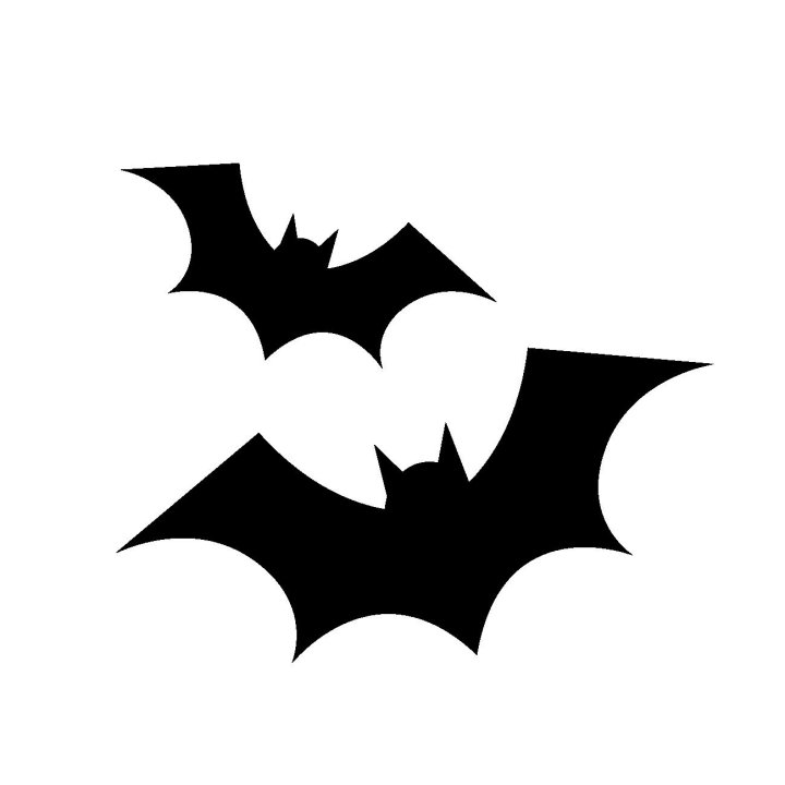 蝙蝠のシルエット